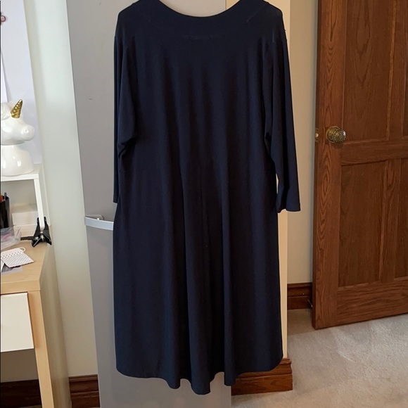 Navy Blue Sympli Dress - Picture 2 of 4